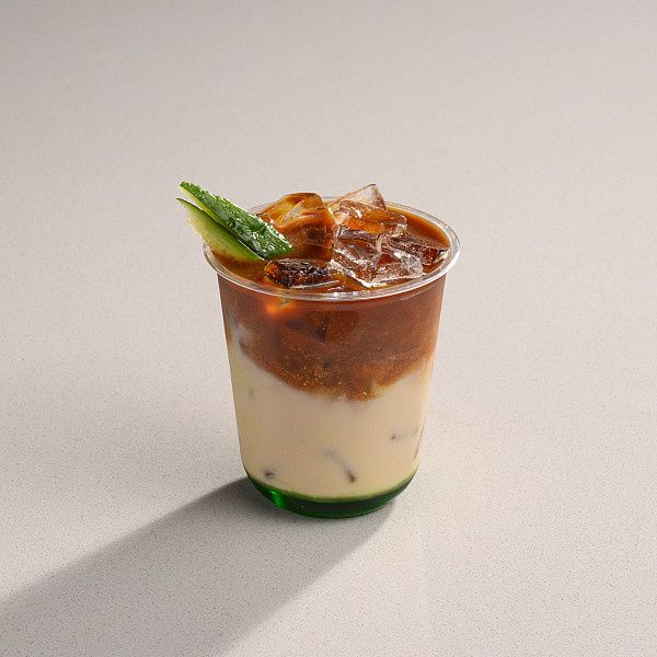 Pandan Iced Latte