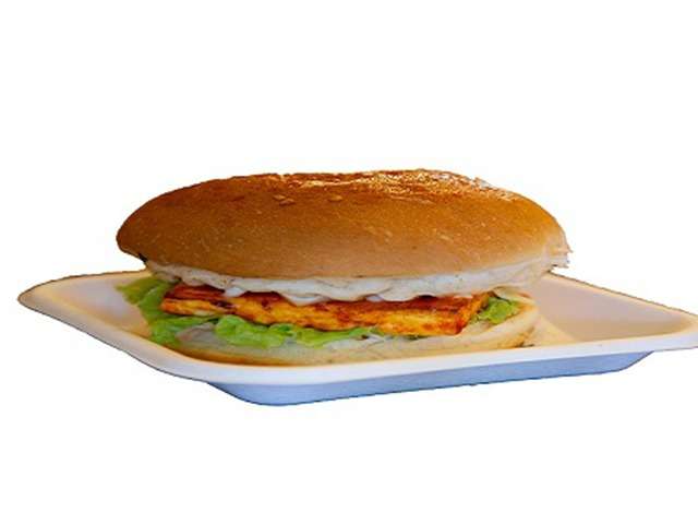 Peri Peri Grilled Paneer Burger