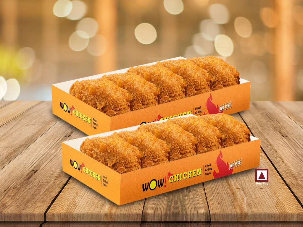 KURKURE CHICKEN CHEESE MOMO 10 PCS