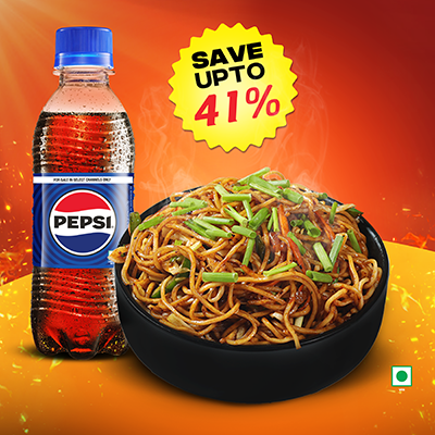 Veg Chowmein + 1 Pepsi 250ml