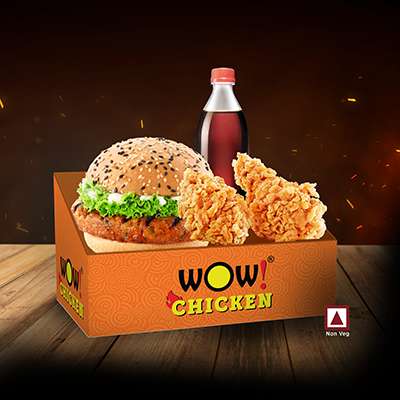 1p Peri Peri Chk Grilled Burger + 2p Fried Wings+One250ml Soft Drinks
