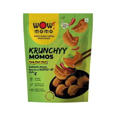 Wow! Krunchyy Veg Peri Peri Momo 10p