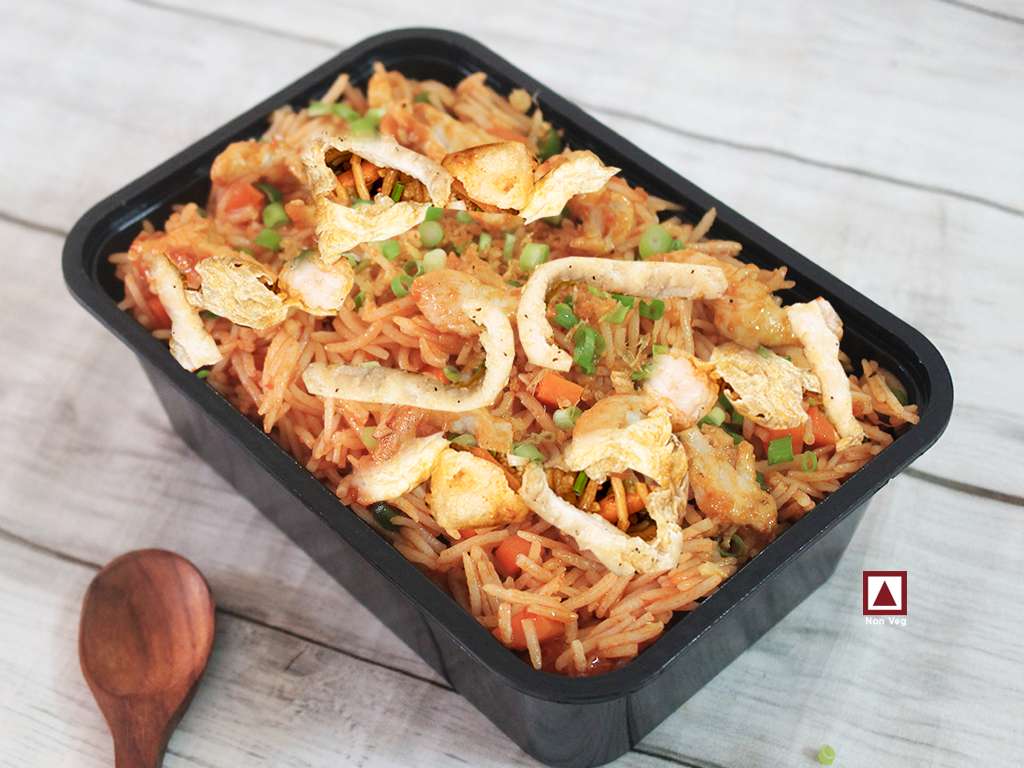 Chicken Triple Schezwan Fried Rice Regular
