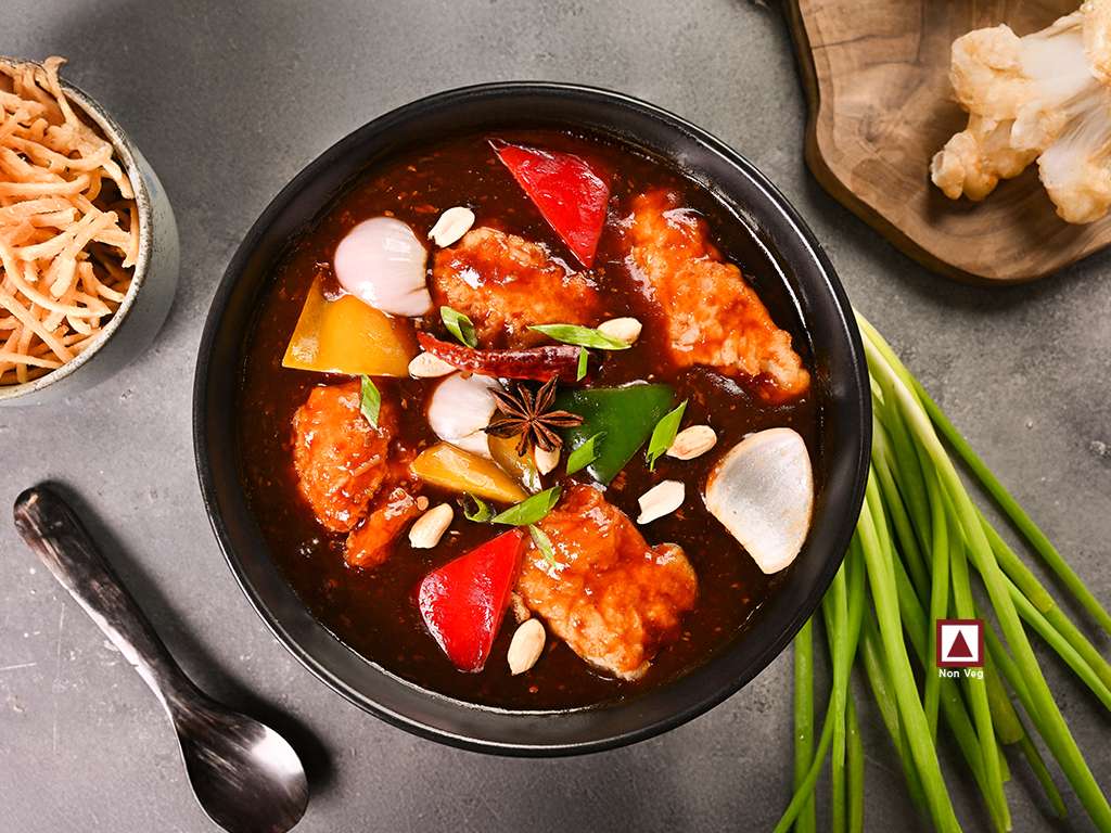 Chicken in Schezwan Sauce - Full