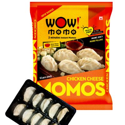 Wow! Chicken Cheese Momos 10p