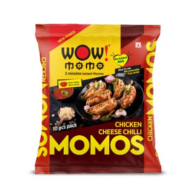 Wow! Chicken Cheese Chilli Momos 10p
