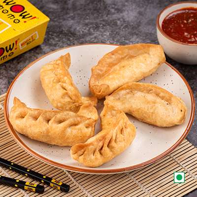 VEG HOT GARLIC FRIED MOMO