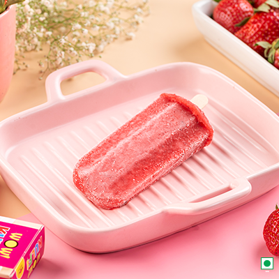 Popsicle Strawberry Sorbet Ice Cream