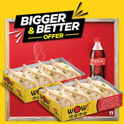 Chicken Pahari Feast Steam Momo 8 Pcs + 1 Coco Cola