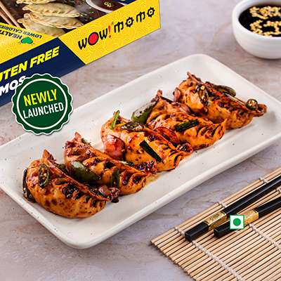 GLUTEN FREE VEG DARJEELING CHILLI MOMO