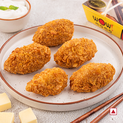 Kurkure Chicken Cheese Momo