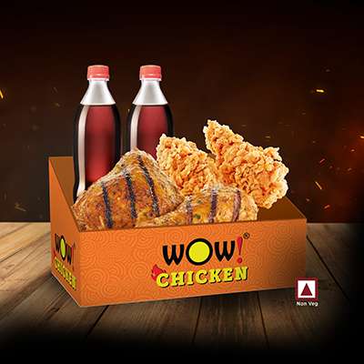 2pArabic Grilled Chicken+2pPeri Peri Fried Chk+Two 250ml Soft Drinks