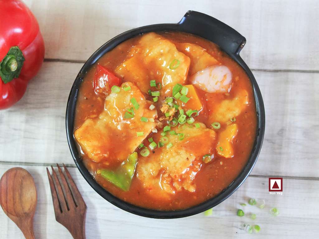 Fish in Schezwan Sauce - Half