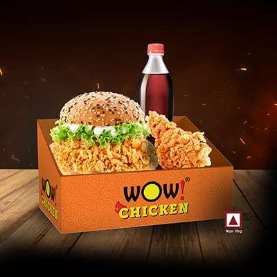 1p Crispy Chk Burger+1pc Fried Chicken Classic+One 250ml Soft Drinks