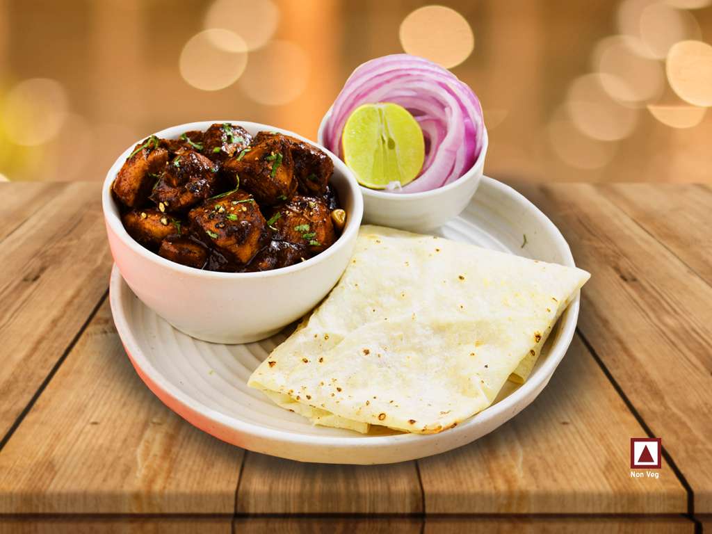 1pc Rumali Roti + Pepper Roast Chicken
