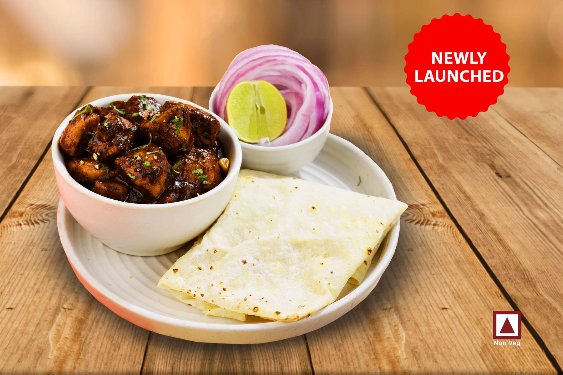 1pc Rumali Roti + Pepper Roast Chicken - New
