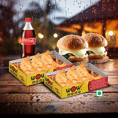 Veg Himalayan Fried Momo 6Pc + Veg Moburg 2Pc + One 250ml Coke