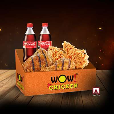 2pc Arabic Grilled Chicken+2pc Peri Peri Fried Chicken+2 Coke 250ML