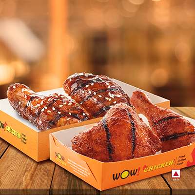 2pcs Peri Peri Grilled Chicken + 2pcs BBQ Grilled Wings