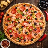 Triple Meat Treat Large Pizza