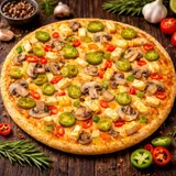 Mushroom Paneer Pizza