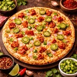 Butter Chicken Large Pizza