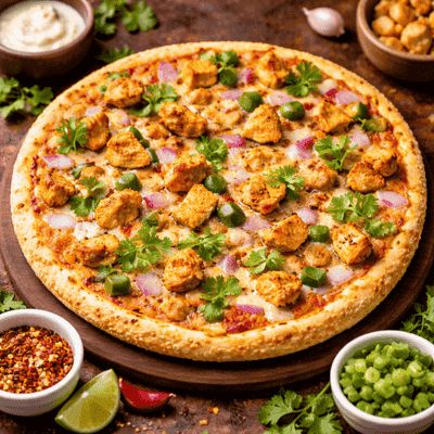 Tandoori Chicken Medium Pizza