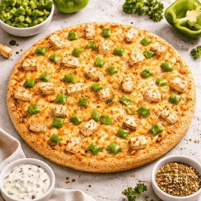 Paneer & Capsicum Pizza (Regular 17.80 Cm)