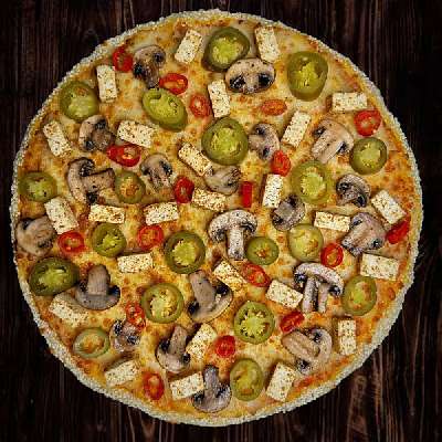 Mushroom Paneer Pizza