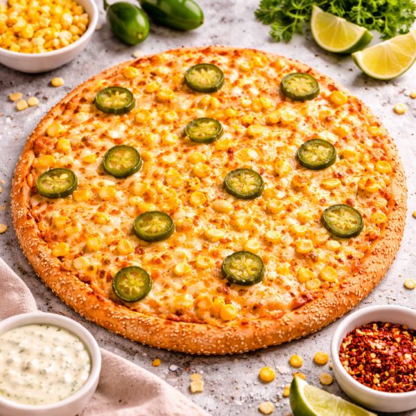 Sweet Corn & Jalapeno Pizza (Regular 17.80 Cm)