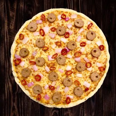 Spicy Chicken Seekh Medium Pizza