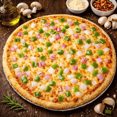 Onion & Capsicum Pizza (Regular 17.808 Cm)