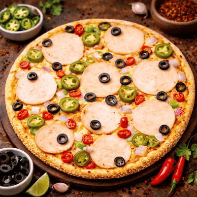 Chicken Salami Medium Pizza