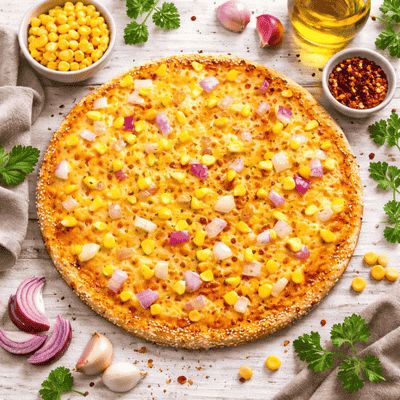 Sweet Corn & Onion Pizza (Regular 17.80 Cm)