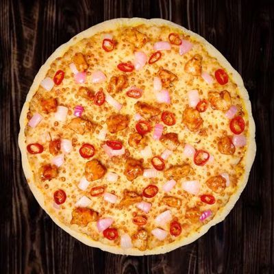 Hot Chicken Treat Large Pizza