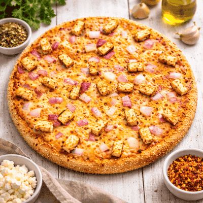 Paneer & Onion Pizza