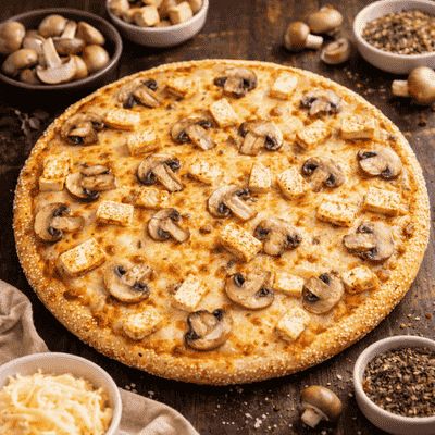 Paneer & Mushroom Pizza (Regular 17.80 Cm)