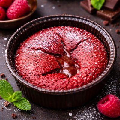 Red Velvet Lava Cake