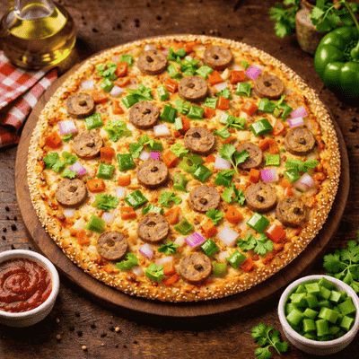 Lamb Seekh Regular Pizza