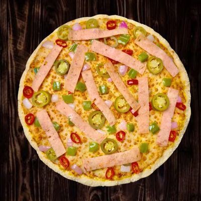 Spicy Chicken Ham Regular Pizza
