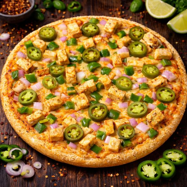 Shashlik Paneer Regular Pizza