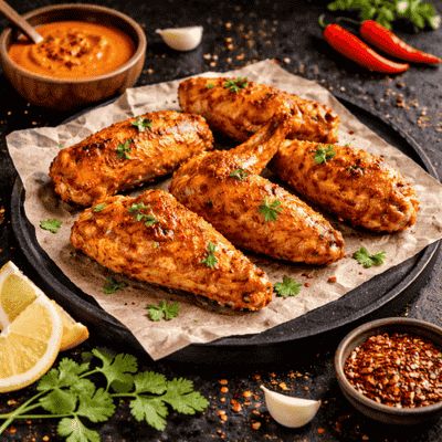 Tandoori Chicken Wings (5 Pcs)