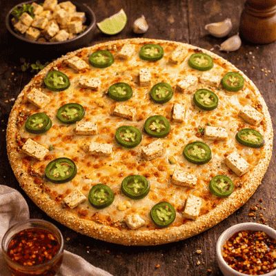 Paneer & Jalapeno Pizza (Regular 17.80 Cm)