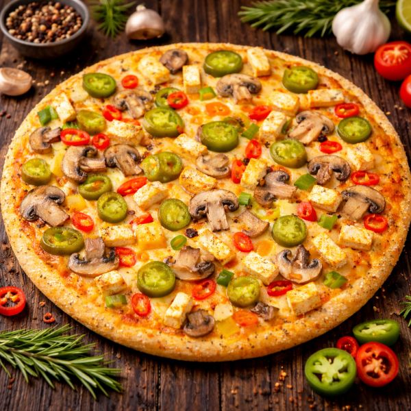 Mushroom Paneer Medium Pizza