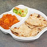 2 Pcs Tandoor Roti Kadai Paneer with Salad