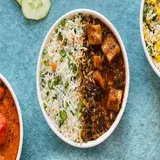 Veg Fried Rice With Paneer Manchurian Rice Bowl