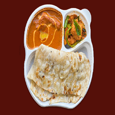 Butter Naan (2 Nos) +Butter Chicken Boneless +Chilli Chicken Boneless