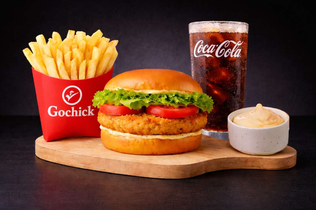 Gochick Veg Burger Combo