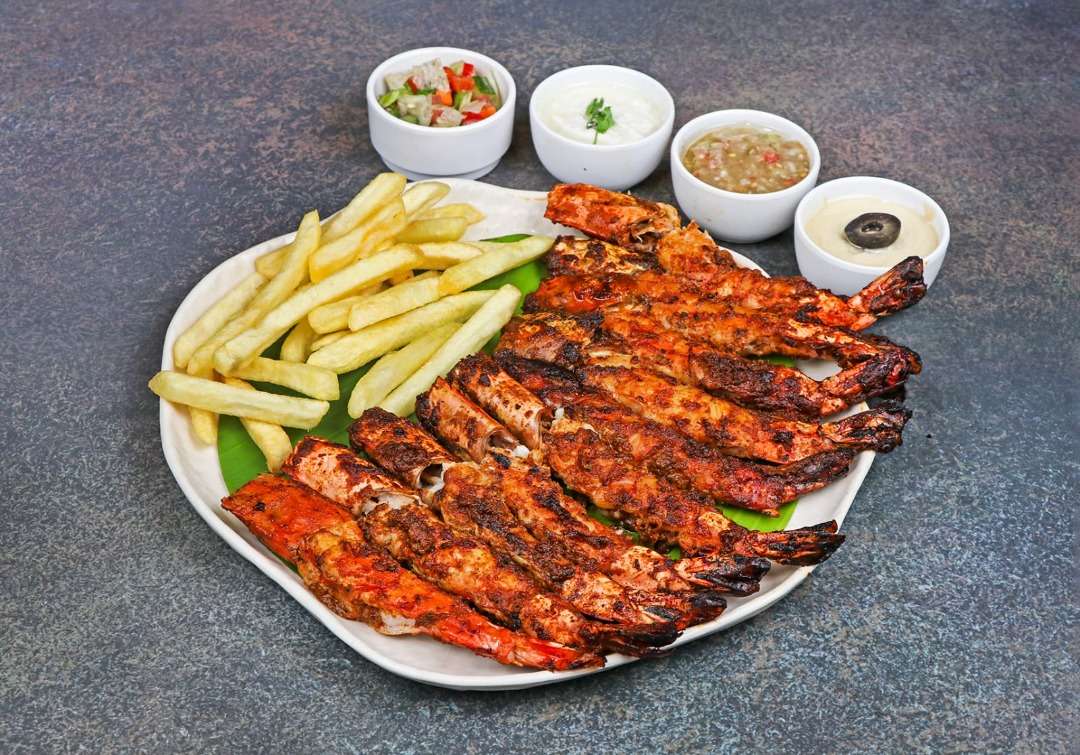 Grilled Tiger Prawns