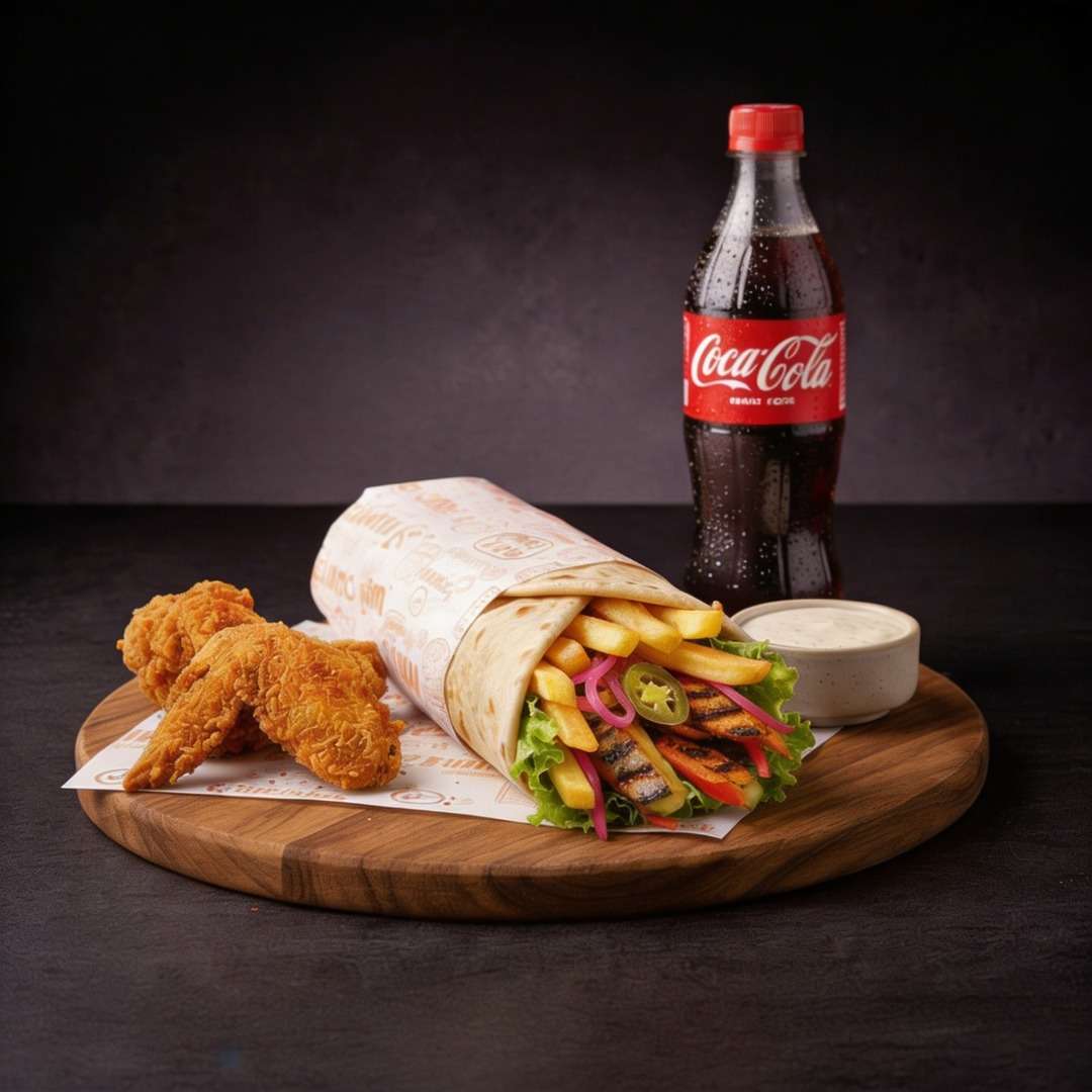 Crispy Chicken Roll Combo